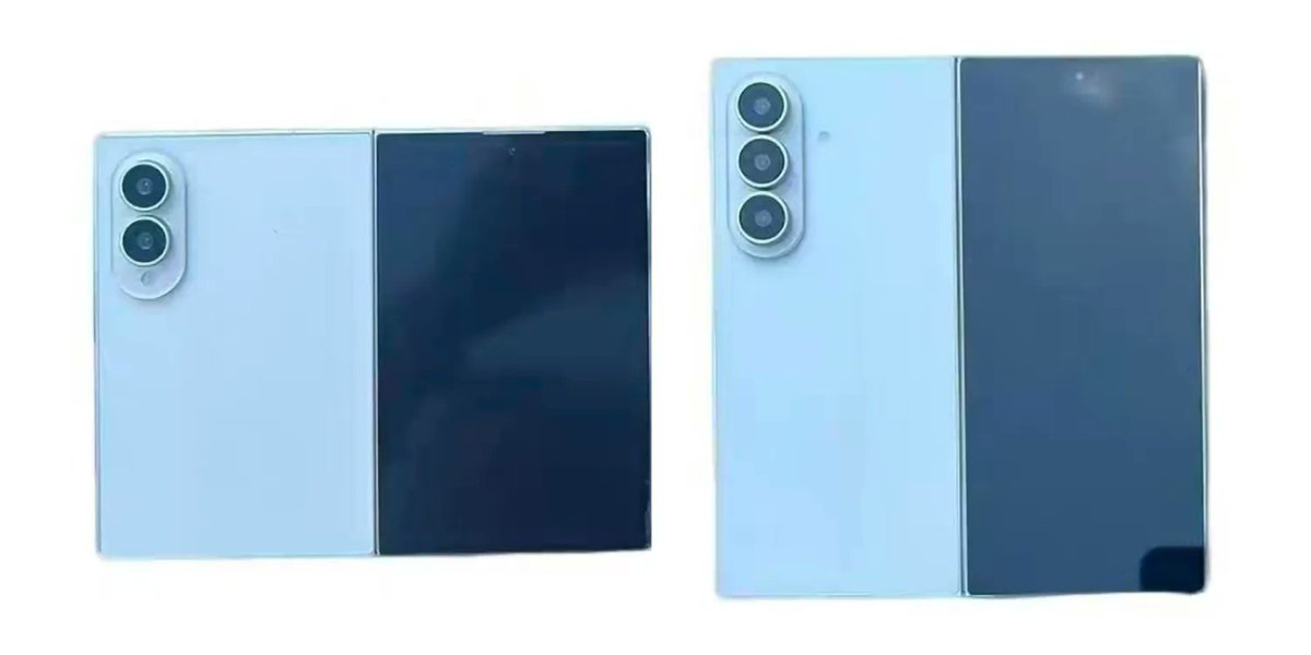 Techpamine's tweet photo. Galaxy Z Fold 8 vs Fold 8 wide
Hopefully they don't cancel the wide like they did with the edge 😒 https://t.co/KL27CypwFE