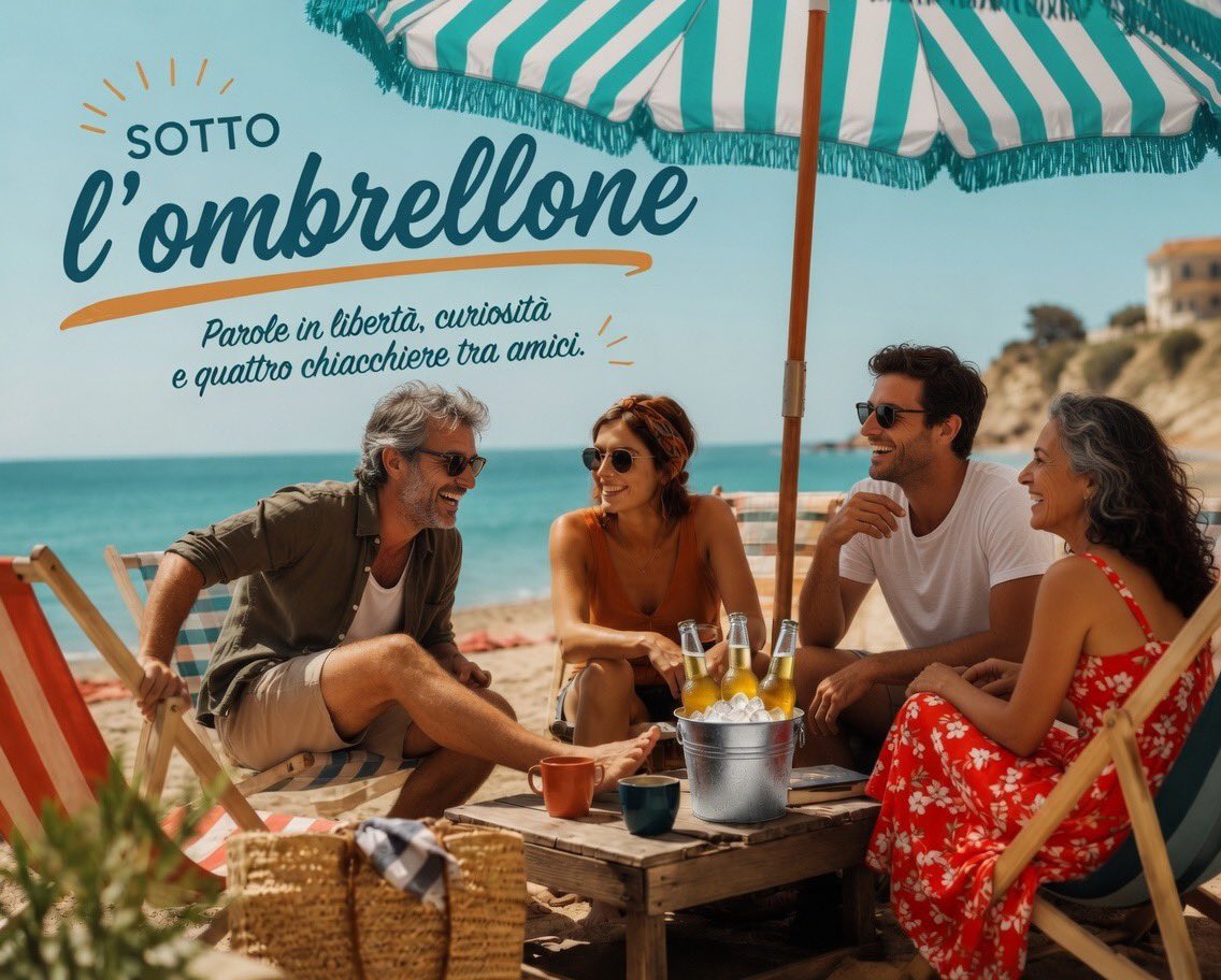 yesterdaypills's tweet photo. 🌴 SOTTO L’OMBRELLONE ☀️

Anche quest’anno, a partire da giugno, torna “Sotto l’ombrellone”, la nostra rubrica estiva fatta di parole in libertà, curiosità, musica, ricordi, storie improbabili e quattro chiacchiere tra amici in riva al mare. 🌊

Non ci saranno schemi, né programmi troppo rigidi.
Parleremo di quello che ci passa per la testa: canzoni, cinema, costume, aneddoti, personaggi, estate, nostalgia e tutto ciò che riesce ancora a far nascere una conversazione vera.

🏖️ Sarà uno spazio leggero, spontaneo, a volte divertente, a volte nostalgico, proprio come quelle chiacchierate che nascono sotto un ombrellone e finiscono solo al tramonto un davanti a un mojito.

Mettetevi comodi.
L’estate sta tornando… e noi abbiamo ancora tante cose di cui parlare. ☀️🍹

#SottoLombrellone #Estate #Musica #Curiosità #ParoleInLibertà #SummerVibes #Beatles #Yesterdaypills
