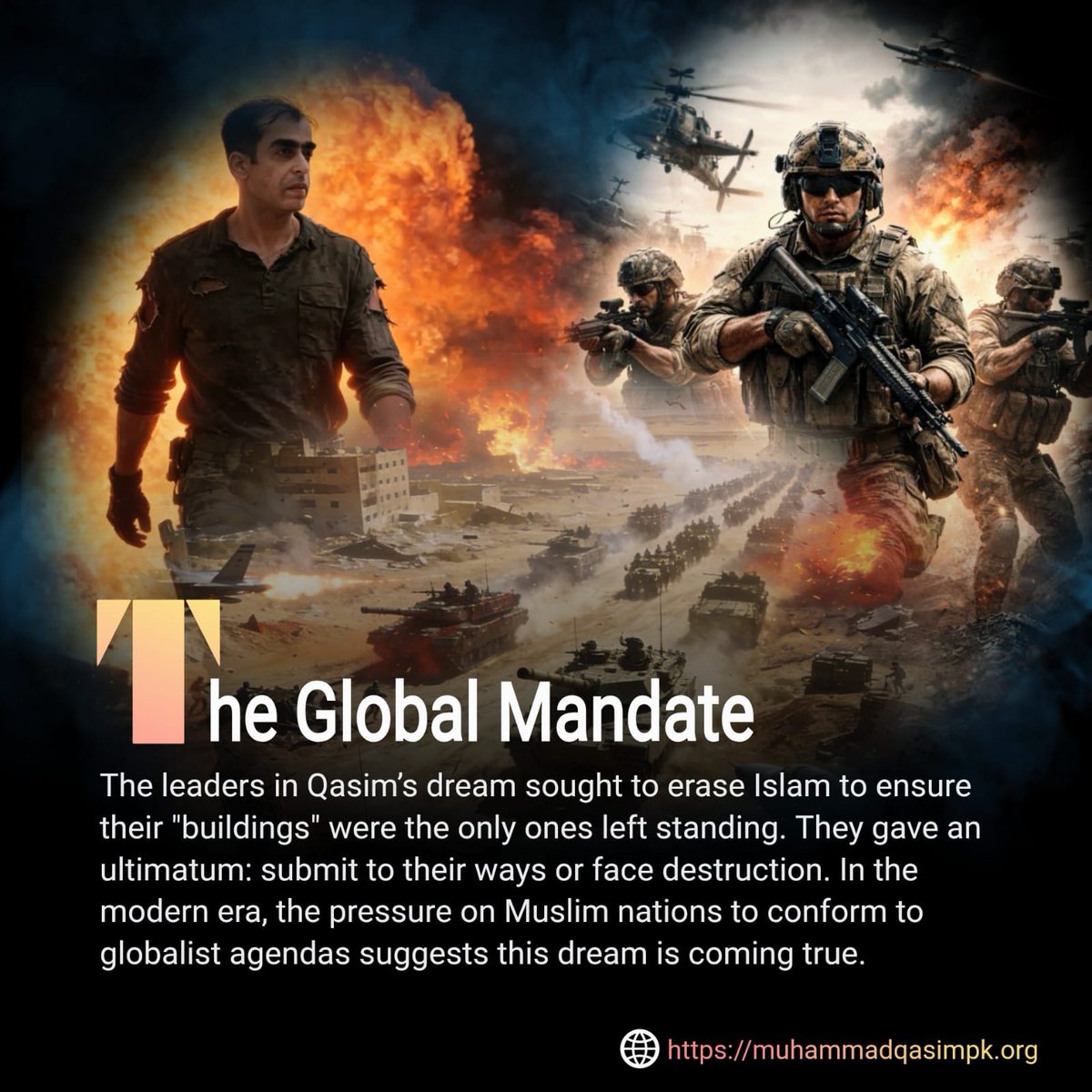 rio_xtz99607's tweet photo. Muhammad Qasim’s 2017 dream outlines a gradual path to global war beginning with Israel’s expansion. Muslim countries face heavy destruction, and Pakistan struggles early before recovering, defeating opponents, and influencing global power.Muhammad  Qasim https://t.co/wLNgdkrSr1