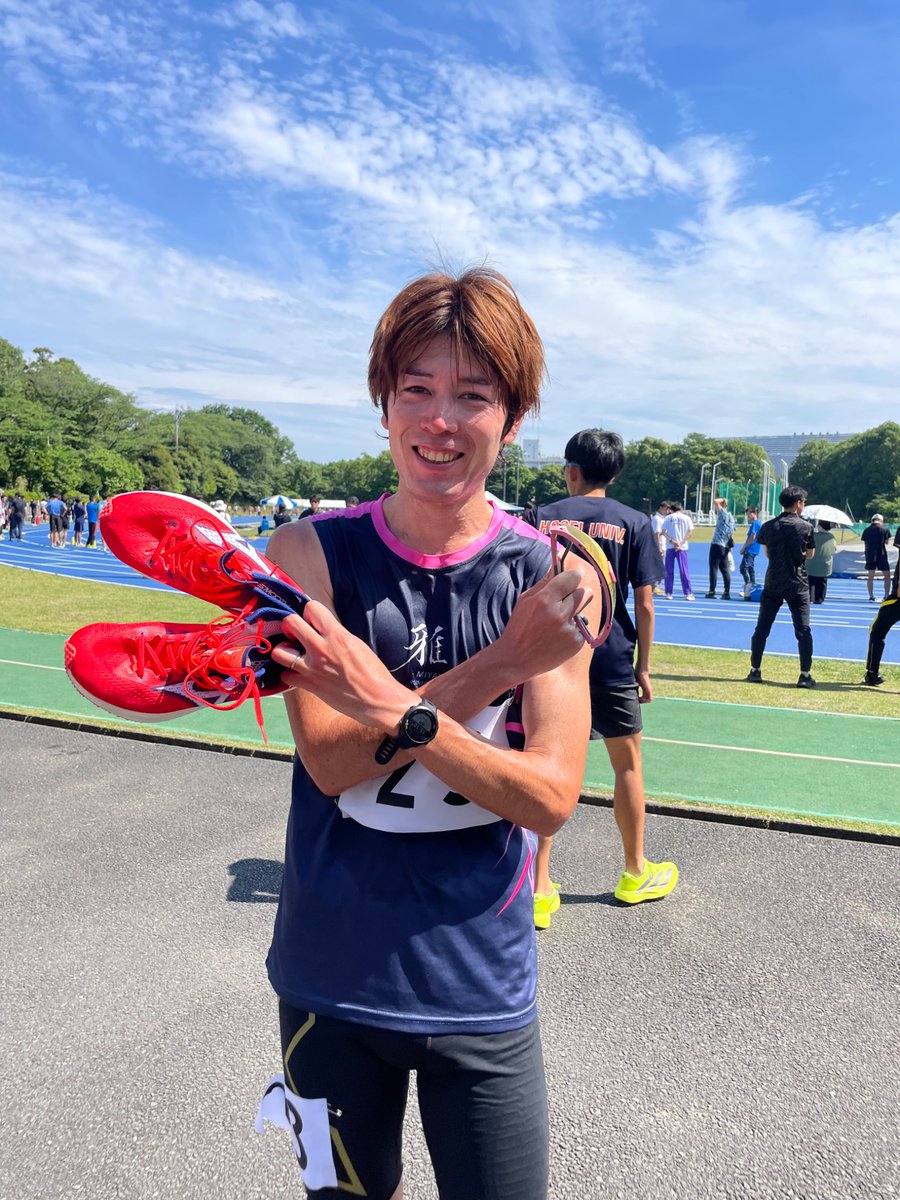 MT56148386's tweet photo. 5月31日(日)
日体大記録会5000m 
第３組 15分10秒94

暑い中では決して悪くはなかったけどまだまだ力足りないなと感じたレース。

悪条件でもコンスタントに、14分台が当たり前くらいの走力つけたい。

引き続き頑張ります。

#ミズノ
#クロノディストネオ https://t.co/OajGqPl6KJ