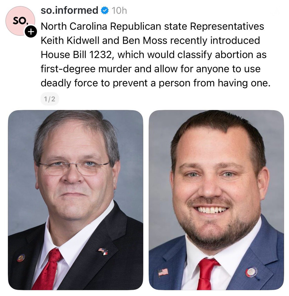 madukes529's tweet photo. @emkenobi @DeniseO6229 The co-sponsor for the bill is Ben Moss. Call these sons of bitches. https://t.co/YQOAZjFAvS