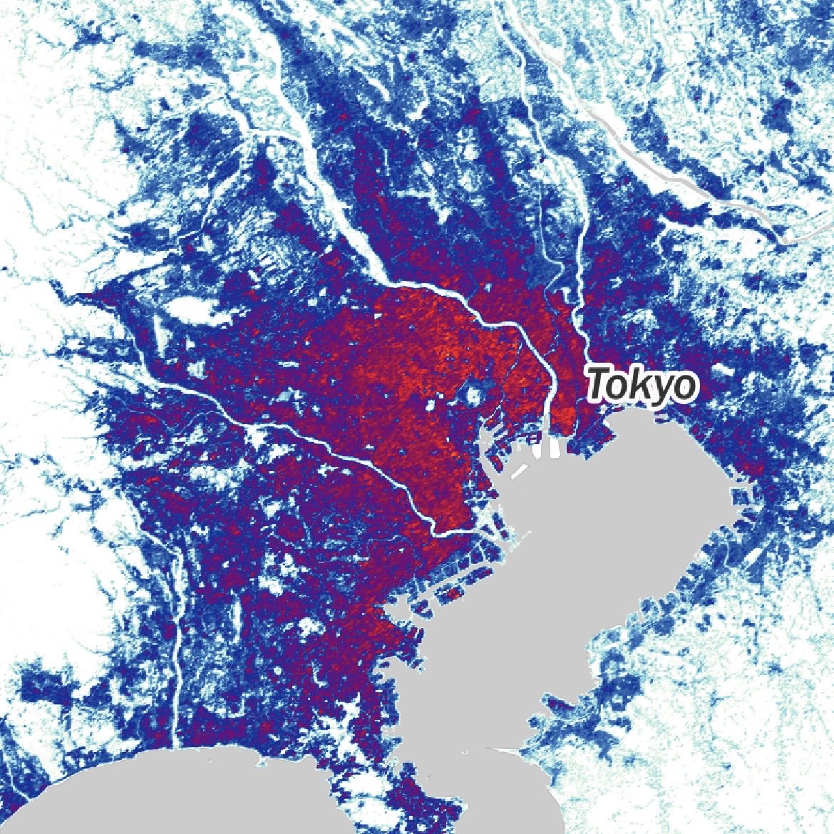 yz7sha's tweet photo. Tokyo’s population density is not particularly high compared to other major world cities. https://t.co/4rxLRBKPMq