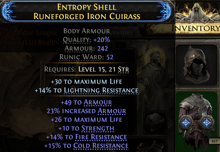 poe2tips's tweet photo. Armor quality also increase runic ward. If you have spare verisium during campaign imbue all armor pieces with runic ward for extra effective HP.

#PathOfExile2 #poe2 https://t.co/HbgRkW9V0x