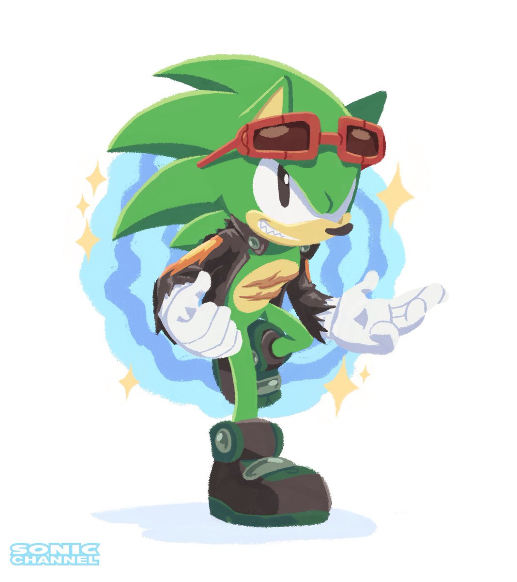 JadePesky's tweet photo. I agree so here’s Scourge, or Anti-Sonic, if you fancy getting on his bad side. An arrogant, self-serving menace who's somehow an even bigger jerk than Archie Sonic, if that’s even fathomable, and above all else someone hellbent on proving he is so much more than an evil twin https://t.co/rzrvsdWtI9