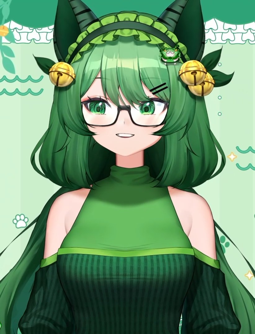 SSBcraft's tweet photo. Thank you guys so much for joining me on my new Live 2D debut! I'm so happy so many of you came in to say hello and gave so much support! I would rotate between the og outfit, goth outfit and my idol outfit on the daily everyday! Love you all so much!🐯🍱💚 https://t.co/0Zxh06ENTa