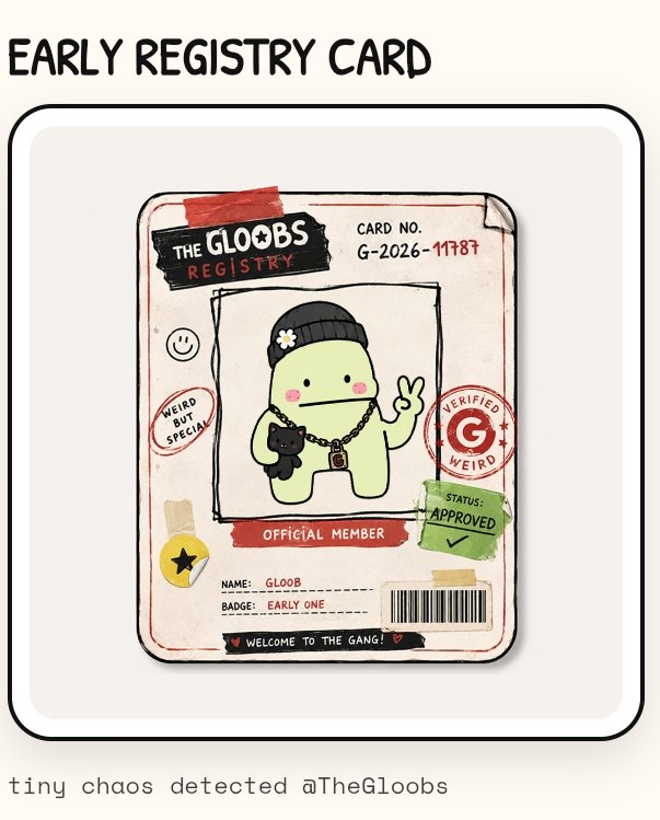KachDesignWeb3's tweet photo. tiny chaos detected @TheGloobs https://t.co/mMOqeGNewj
