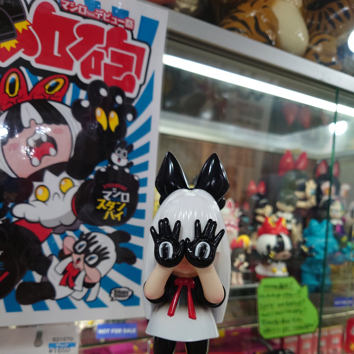 trulli_820's tweet photo. 昨年6月のパンダ狩りから1年。マシロちゃんデビュー祭「マシロ砲」開催という事でにぎるちゃんを連れてヤマシロヤさんに訪問。当時原型だったマシロちゃんに色がつき、さらに可愛いなってました🐼

#GRAPEBRAIN
#ヤマシロヤ https://t.co/I8pZRMResL