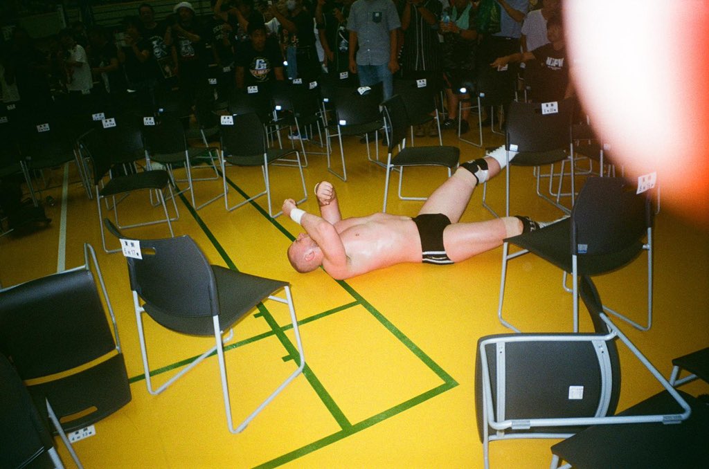 noahbronline's tweet photo. @IamAllElite One I took on a disposable during the G1 last year, Naito vs Kidd https://t.co/s3DYw7b2gZ