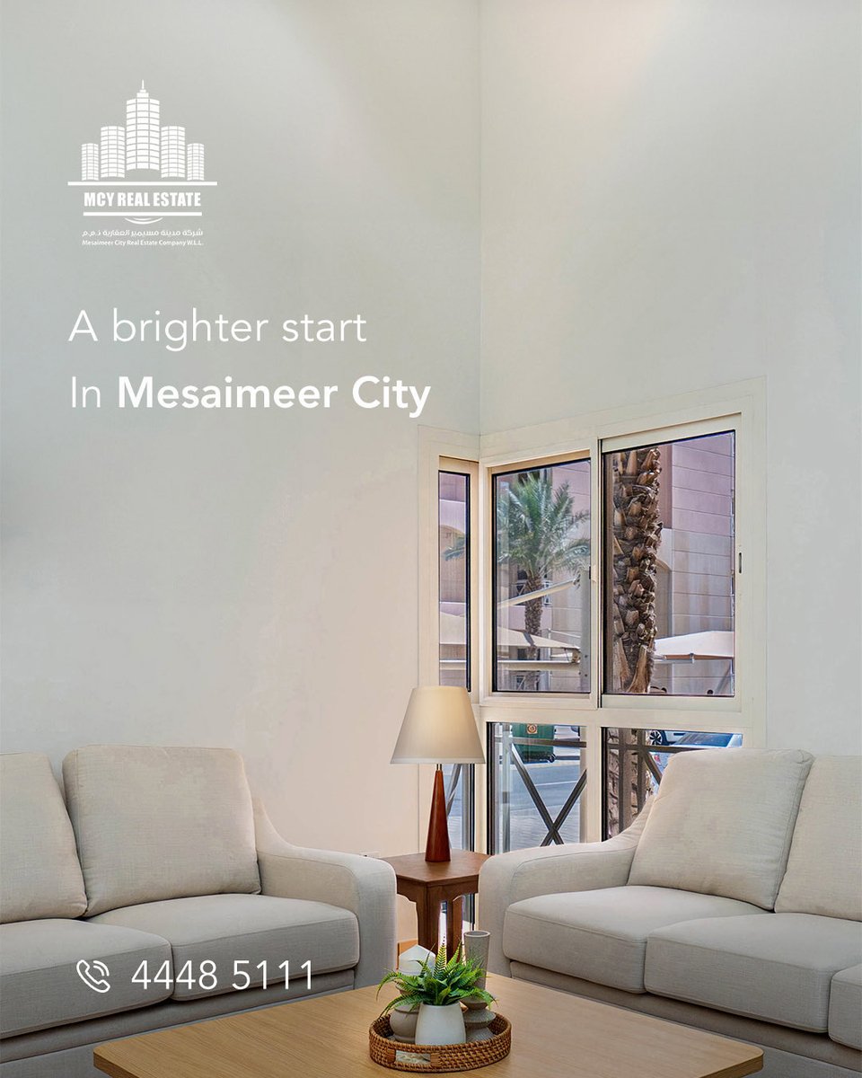 mesaimeercity's tweet photo. Step into a space designed for comfort and a community built for connection.

مساحة صممت لراحتك ضمن مجتمع يعزز التواصل

For inquiries: +974 4448 5111

#mesaimeercity #living #lifestyle #qatar #doha https://t.co/3sKMULo561