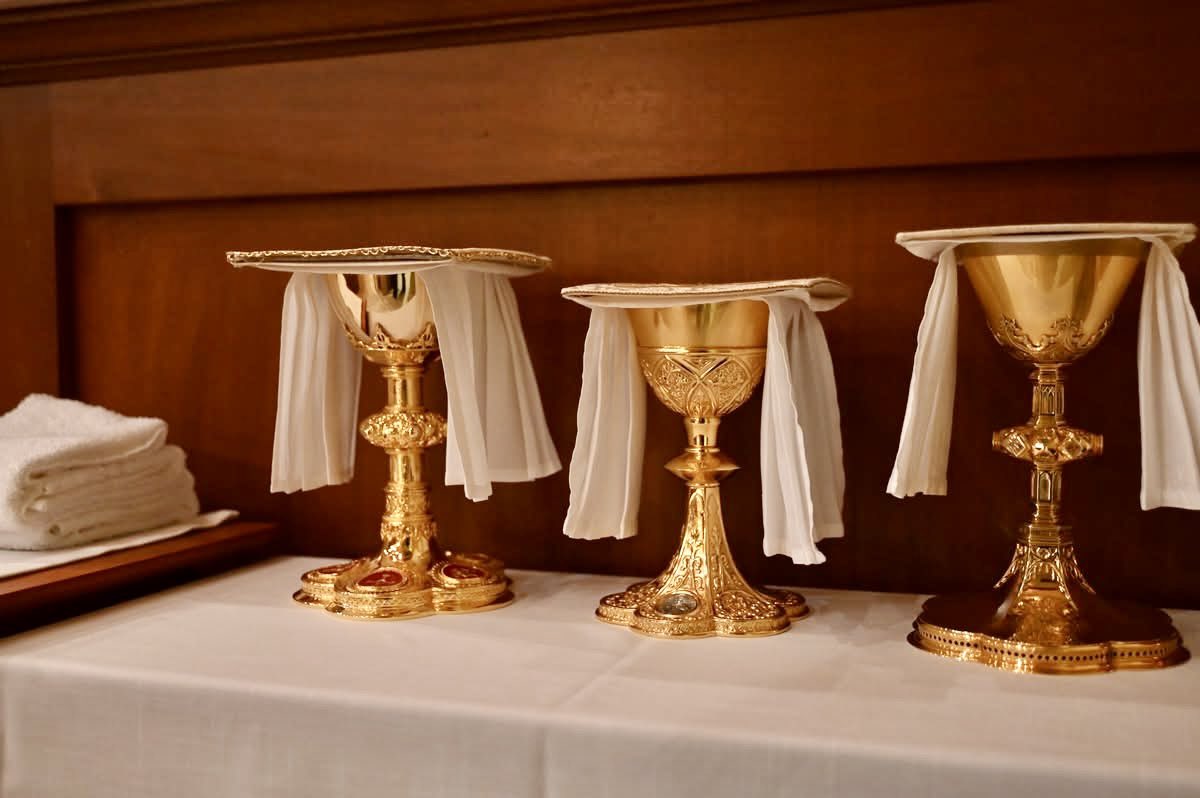 stmarknc's tweet photo. Yesterday, ten men were ordained priests for the Diocese of Charlotte here. Today, throughout our diocese, they stand at altars for the first time to celebrate the Holy Sacrifice of the Mass.

The priesthood exists for the Eucharist. Through the ministry of priests, Christ continues to teach, sanctify and shepherd His people.

As we celebrate the Solemnity of the Most Holy Trinity, let us thank God for the gift of the priesthood and pray for our newly ordained priests and deacons.

It's Sunday. Come to Mass.