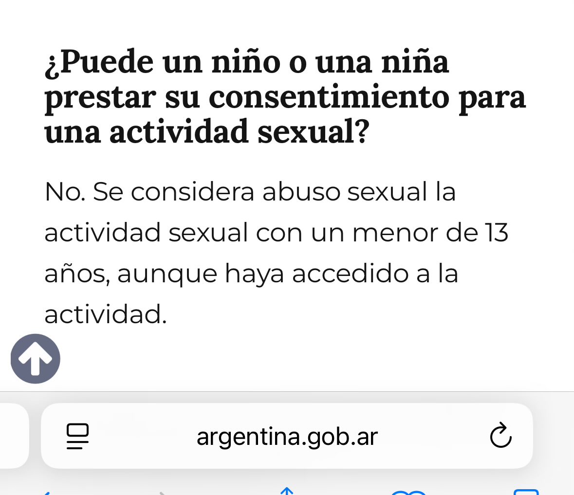 JO_somehow's tweet photo. @Srta_bardera @Leandro340b @jajaja113881 @leangalvan @cuculoide @EsTendenciaEnX El chico tiene razón. El código penal argentino dice que la edad de consentimiento es 13 años. Te dejo el link de la página de Mi Argentina para que lo chequees: https://t.co/AdBfg8NdUm

Y la captura por las dudas. https://t.co/zZqCgxRtG2