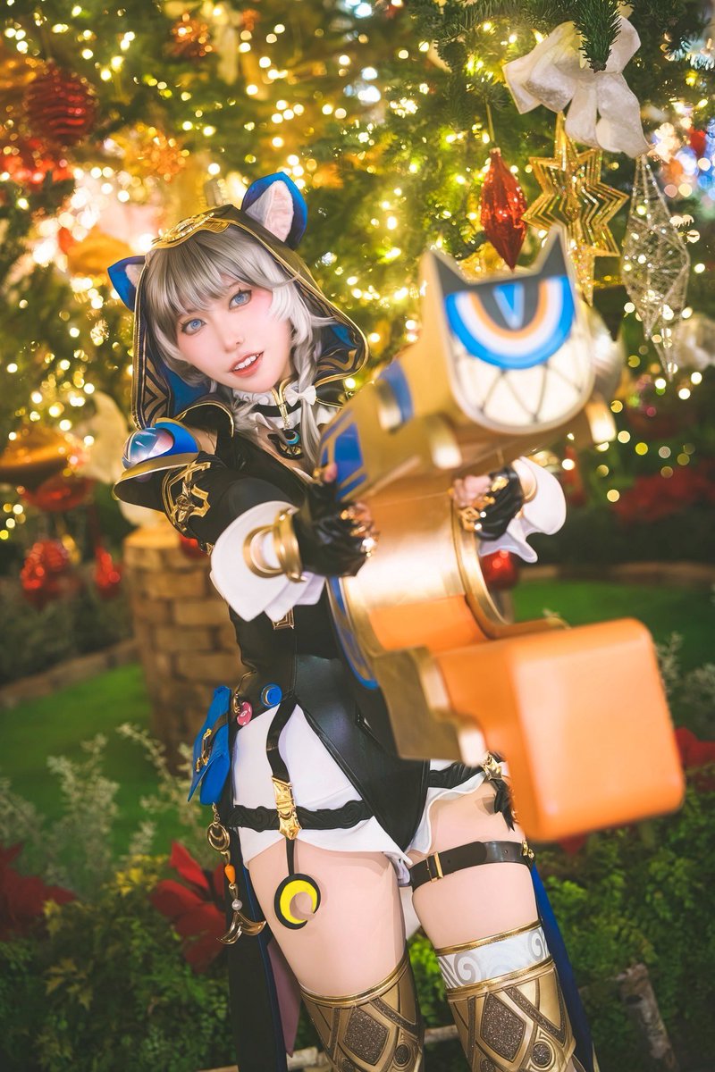 dona_cos's tweet photo. Cosplay 

金貨ぱくぱく　スタート〜！！

📸若葉さん
#HonkaiStarRail #Cipher https://t.co/X7ANs0Raly