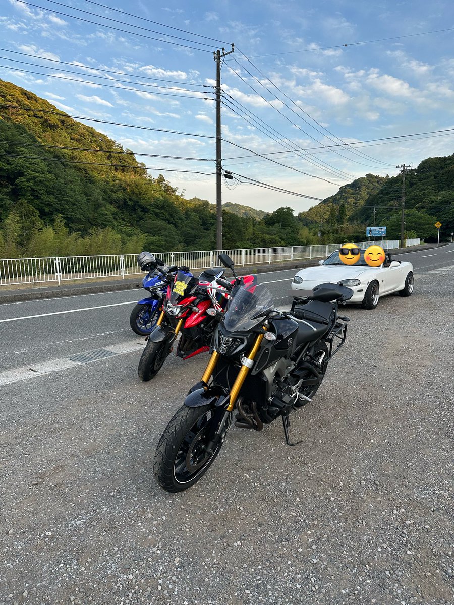 tissues5316's tweet photo. ヤマハMT09 RN34J納車されました！
早速納車お披露目&amp;アマリング慣らしツーリング行ってきてポテンシャルの高さに驚愕して帰ってきました笑
大切に乗らせていただきます🙏 https://t.co/93YHMOSfN9