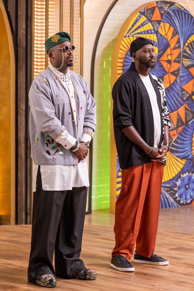 masterchefngr's tweet photo. Chef Stone and Chef Eros are back again 🔥👀@tbc_cheferos @ChefStoneX 
And you already know… our ever-stylish, good-looking judges never miss 😏✨

Sundays just aren’t complete without them! 🍽️
If you’re as excited as we are, show some love in the comments 🔥👇

Catch MasterChef Nigeria Season 1 Episode 6 Today, 7PM on Africa Magic Showcase and Africa Magic Family!
#masterchefng #DSTV