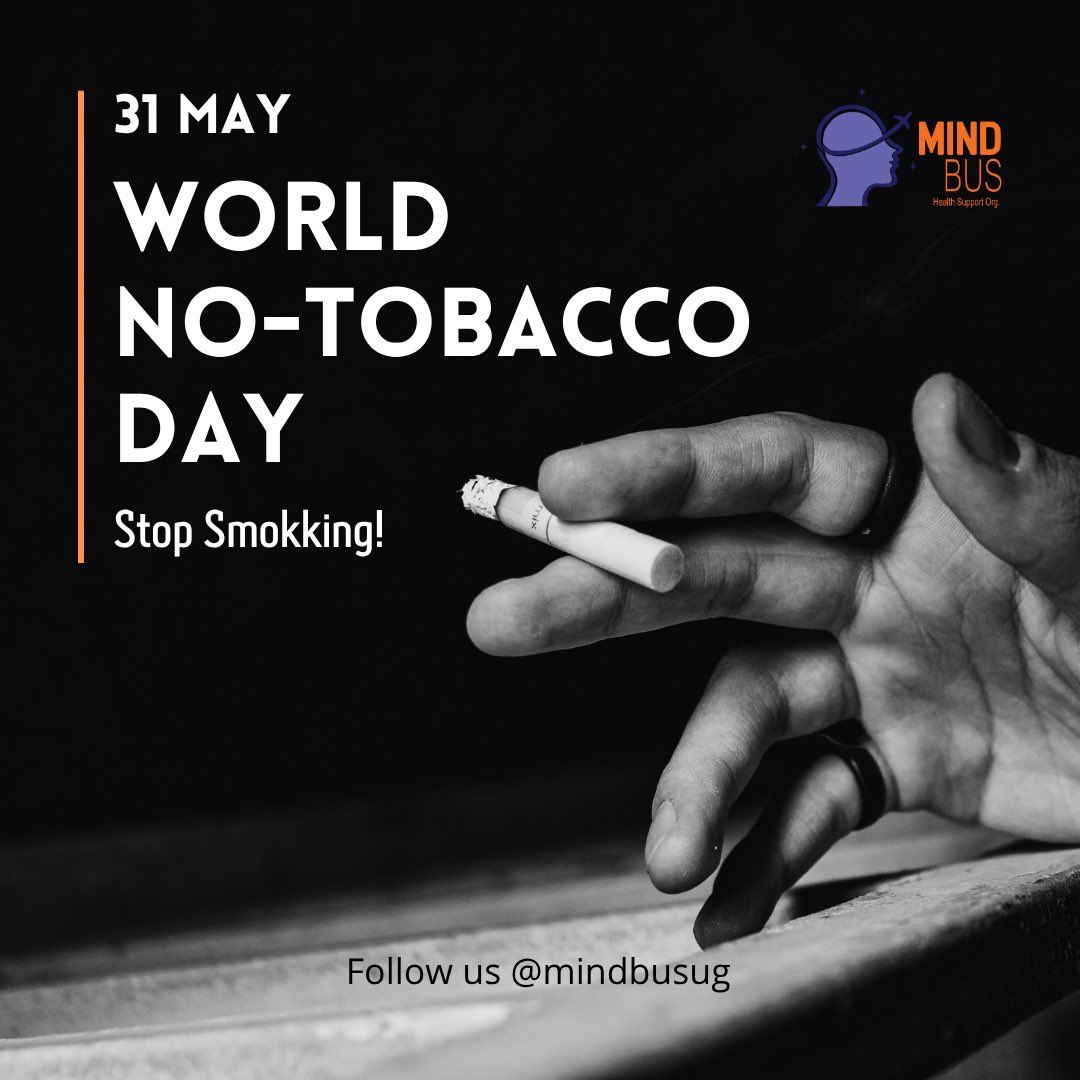 mindbusug's tweet photo. Every cigarette avoided is a step toward better health, greater wellbeing, and a brighter future. Tobacco use affects not only physical health but also mental and emotional wellbeing.

This #WorldNoTobaccoDay, choose health, choose life, and support those taking the journey toward a tobacco-free future.

Say NO to tobacco. Say YES to healthier living. 

#WorldNoTobaccoDay #StopSmoking #MentalHealthMatters #HealthyLiving #TobaccoFreeFuture