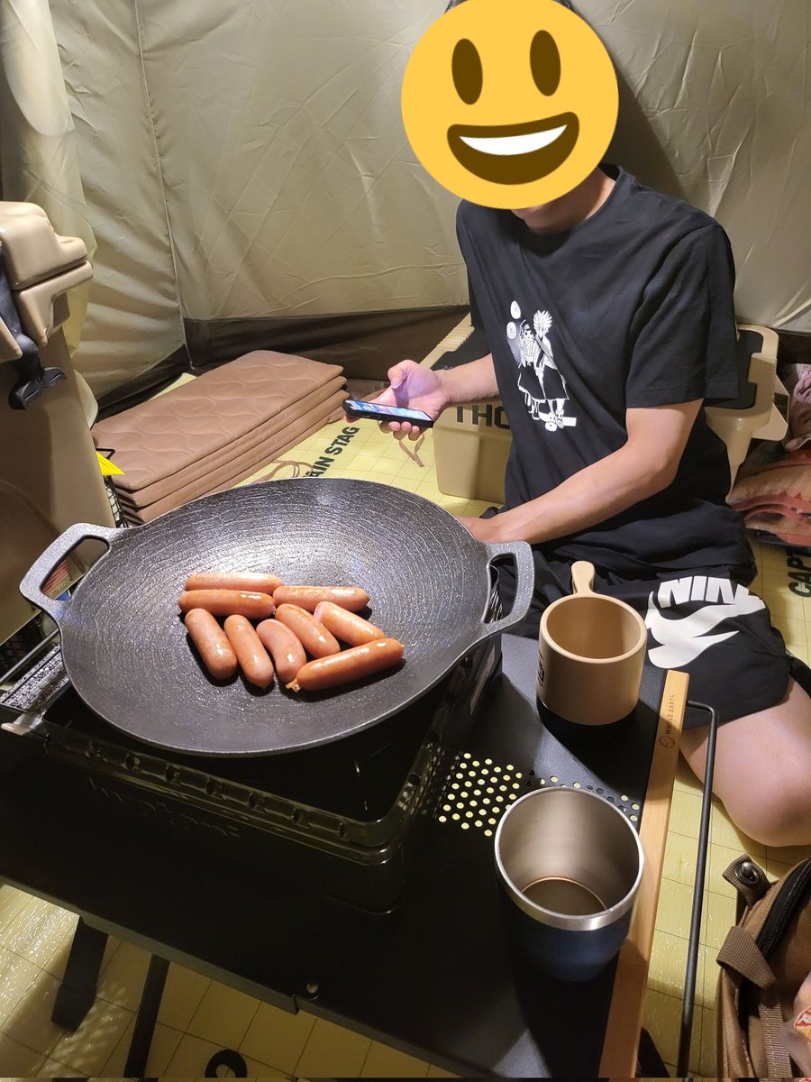 _efeur_'s tweet photo. 友人とキャンプｩｰ! https://t.co/UwVMAOKQtw