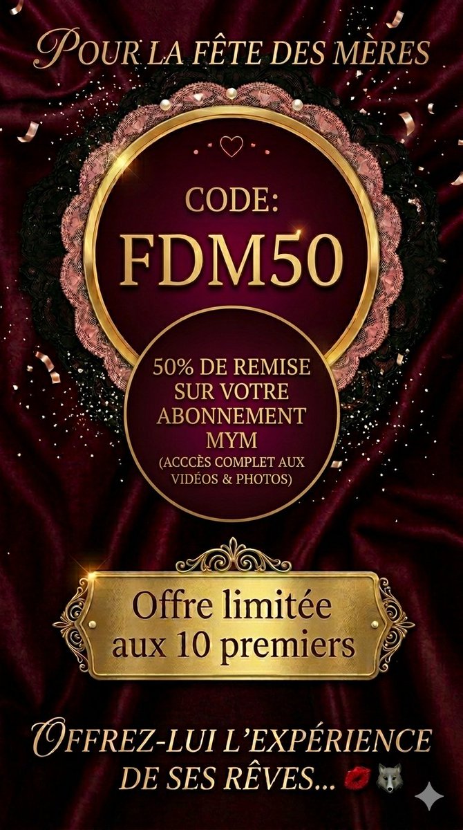 LouveLuxy's tweet photo. Pour la Fête des Mères, offrez-lui l'expérience de ses rêves… ou faites-vous plaisir. 🤫✨

Profitez de -50% de remise immédiate sur mon MYM avec le code FDM50 !

Accès complet et illimité à TOUTES mes photos et vidéos exclusives. 🍑🎥

Suite 👇👇👇 https://t.co/kD9VprswTL