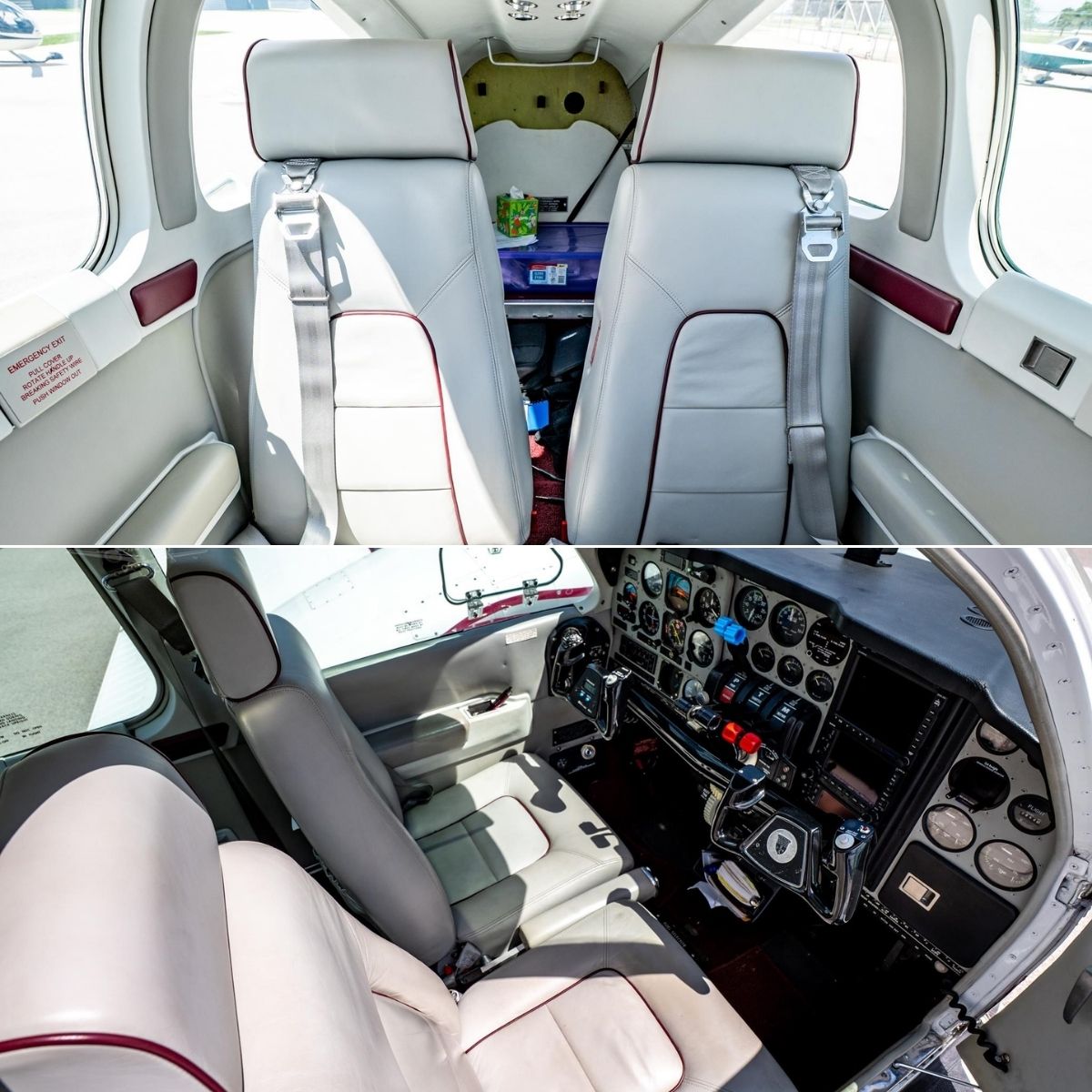 Controller's tweet photo. 1981 BEECHCRAFT B55 BARON

🔗 https://t.co/44YkbziBWS

🛩️ One-Owner Since New | Colemill President II Conversion | Turn-Key &amp; Ready to Fly

🕰️ 2,653 TT | Engine #1: 37 SNEW | Engine #2: 845 SNEW

✅ Garmin 530W/430W WAAS | GMX-200 MFD | Century IV Autopilot | ADS-B Out https://t.co/N5vc5hLXvE