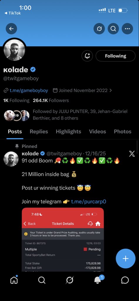 Loseyi7252's tweet photo. @39billion @twitgameboy Followed boss…Opay
8072520446 https://t.co/EUsxiUGZdn