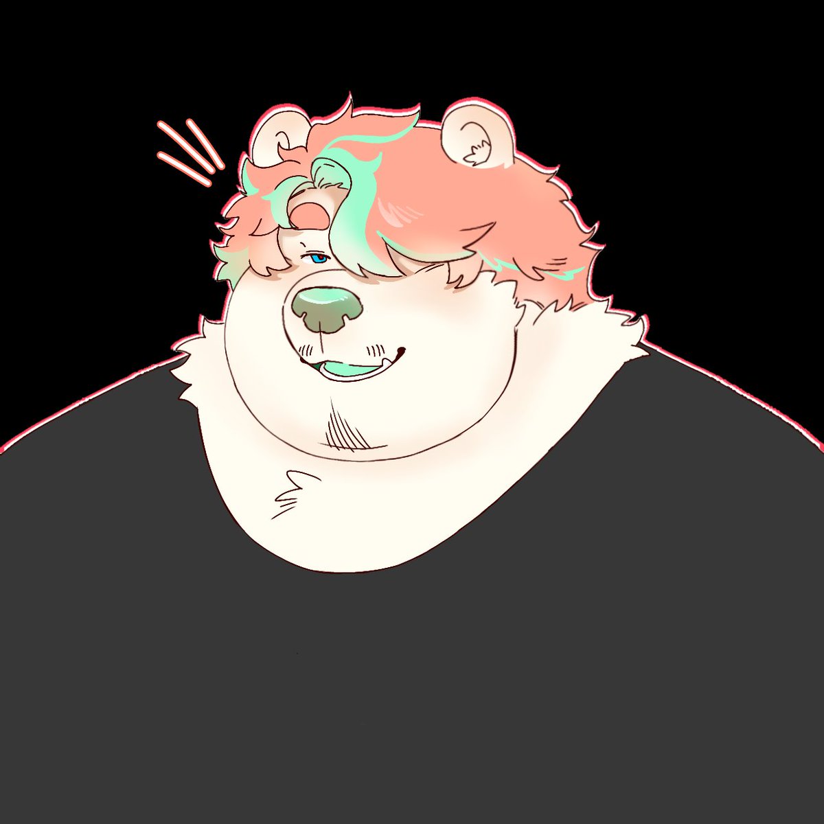 Shin0bear130's tweet photo. "Oh, Hey" https://t.co/Byy7KmzVEh