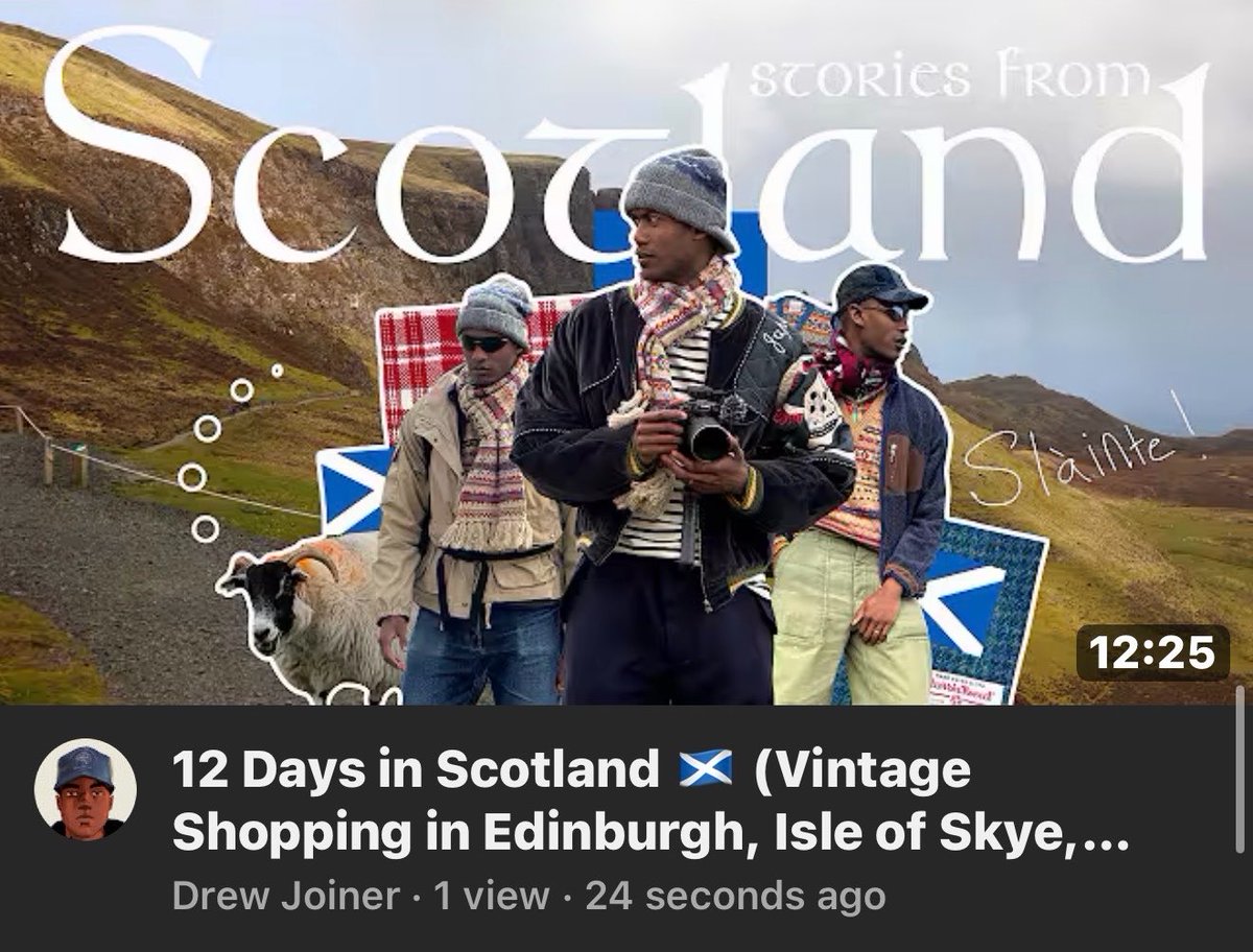 drewejoiner's tweet photo. 12 Days in Scotland 🏴󠁧󠁢󠁳󠁣󠁴󠁿 Now Live!

https://t.co/mtY9UbphfS https://t.co/rhbuDRizLS