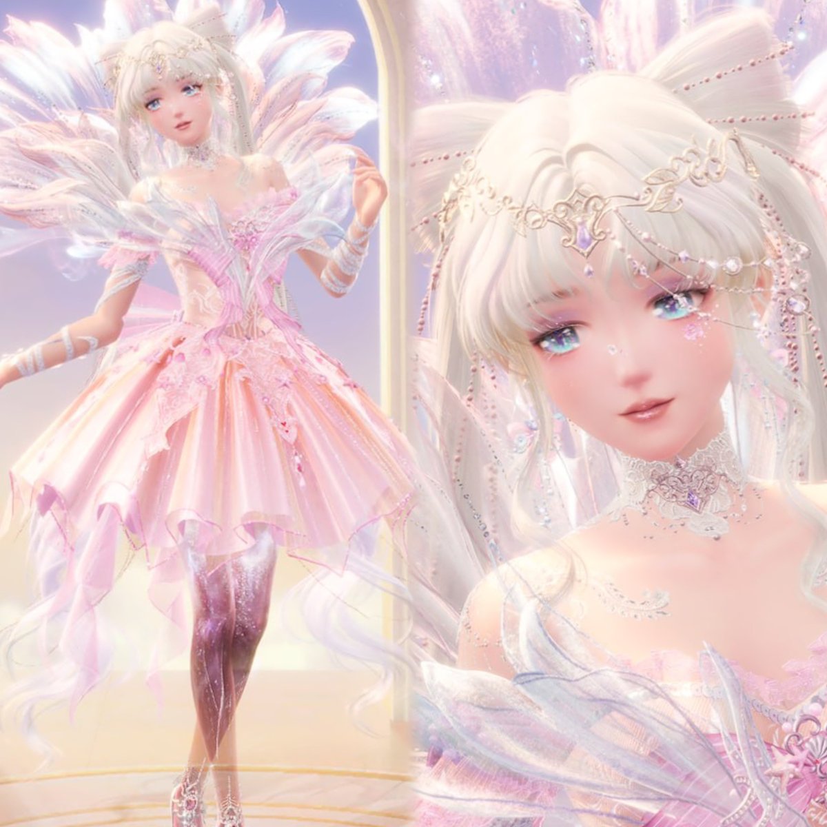 infinitymallow's tweet photo. pink ribbon waltz will always be that girl https://t.co/aiL5gL44BD