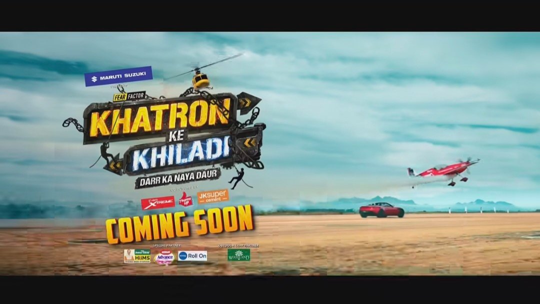 KKKonColorsTV's tweet photo. Aa raha hai Darr Ka Naya Daur 🔥

Dekhive #KhatronKeKhiladi15, jald hi sirf #Colors aur 
@JioHotstar par

#RohitShetty #KKK #KKK15 #KhatronKeKhiladi #FarrhanaBhatt #AvinashMishra #GauravKhanna #RubinaDilaik #JasminBhasin #HarshGujral https://t.co/SOpqqB5b1p