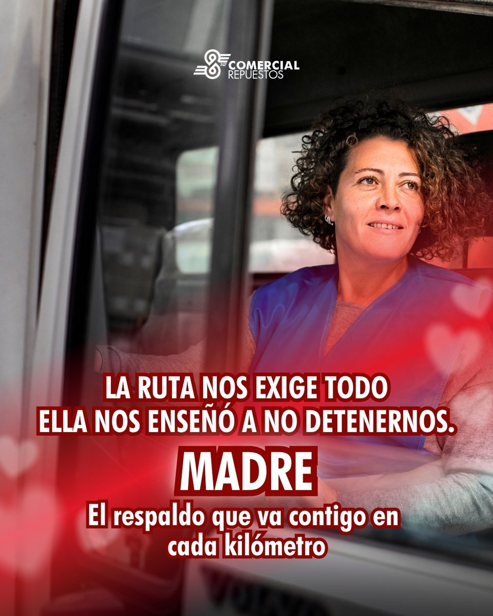 Rep8ymedio's tweet photo. Hay rutas que comienzan mucho antes de encender el motor. 🚛❤️

Hoy reconocemos a las madres que impulsan con fuerza, entrega y ejemplo cada kilómetro recorrido.

¡Feliz Día de las Madres!

#DíaDeLasMadres #CamionerosRD #TransportePesadoRD #Repuestos8yMedio https://t.co/kXNEriMIPG