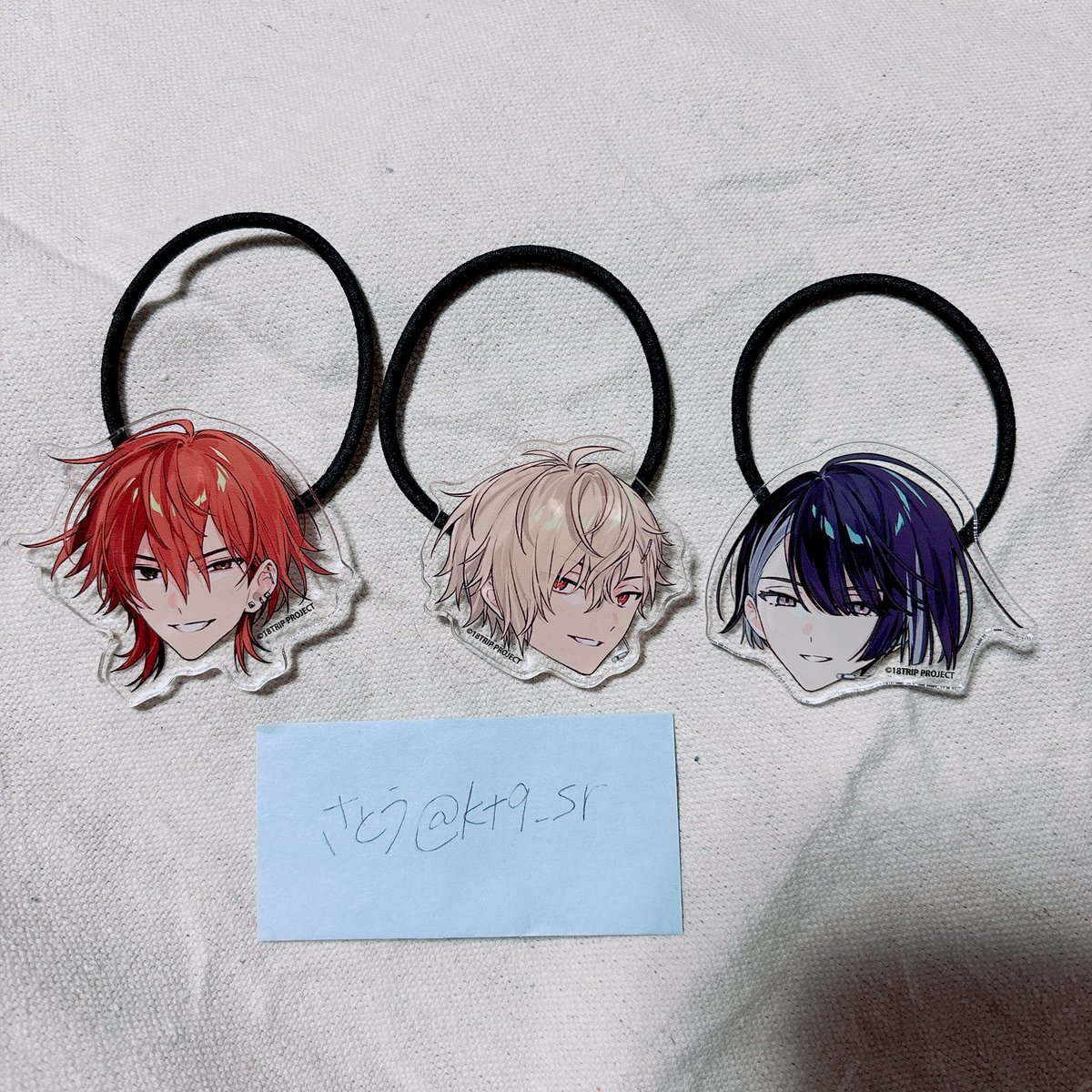 kt9_sr's tweet photo. @zzz

【交換】 18TRIP エイトリ 劇場版 おもライ アクリルヘアゴム 

譲：練牙、潮、宗氏

求：凪＞礼光＞季肋

都内手渡し＞郵送お取引
お気軽にお声掛けください。 https://t.co/q5KOn7kOVx