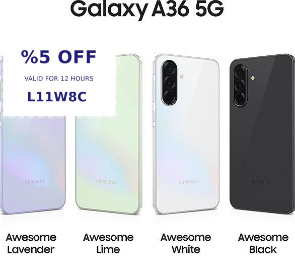 Time2Talk_co_uk's tweet photo. Check out this product 😍 Samsung Galaxy A36 5G 256GB Brand New Sealed 😍 
by Time 2 Talk Swansea UK starting at £299.99. 
Show now 👉👉 https://t.co/GAVNRaFKMF https://t.co/JNmqolS7g2