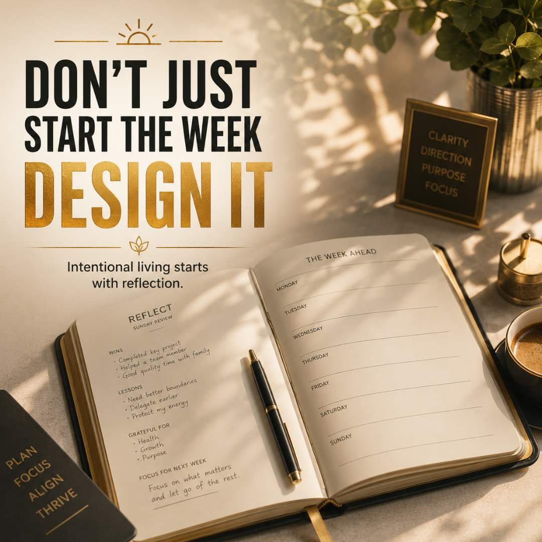DSelfCareCoach's tweet photo. Before a new week begins:
✔ What's worth carrying forward?
✔ What's draining energy without adding value?
✔ What deserves less attention?
✔ What deserves more?
Clarity today can improve tomorrow.
#SundayCheckIn https://t.co/mnpfFdlvlF