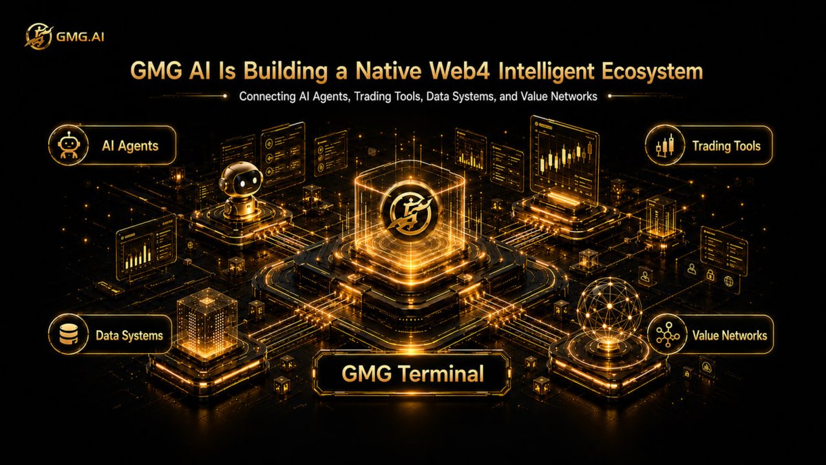 GMG_AI's tweet photo. 🤖 AI is changing how users read data, identify signals and interact with value networks.

🌐 In the Web4 era, intelligence is no longer just a tool.
It is becoming a core layer of digital infrastructure.

🚀 GMG AI is building a Web4-native intelligence ecosystem designed to connect AI agents, trading tools, data systems and value networks.

📊 GMG Terminal helps users organize multi-dimensional market information and improve decision workflows with AI-assisted insights.

🧠 Qilin AI Optimus Prime acts as an intelligent agent layer, supporting signal tracking, opportunity discovery and smarter decision-making.

🔗 From isolated tools to connected infrastructure.
📈 From raw data to actionable intelligence.
💎 From market information to value coordination.

🌍 GMG AI is building the foundation for the next generation of intelligent, value-driven Web4 finance.

#GMG #GMGAI #Web4 #AI #AIAgents #AITrading