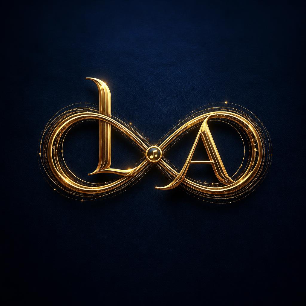 LESAIONWORLD's tweet photo. L and A. One loop for the human. One for the network. A hidden note — because everything we build is music. This symbol is our anchor. LES AION. Artificial Intelligence One Network. Follow the Journey! https://t.co/wVoDMitnfh