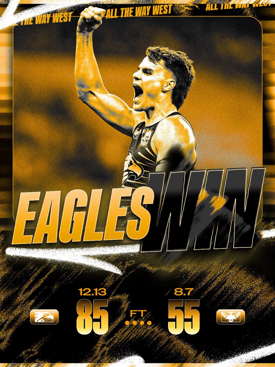 WestCoastEagles's tweet photo. W for WA Day!!!!! 🖤💛 https://t.co/xo3YnYv2qu