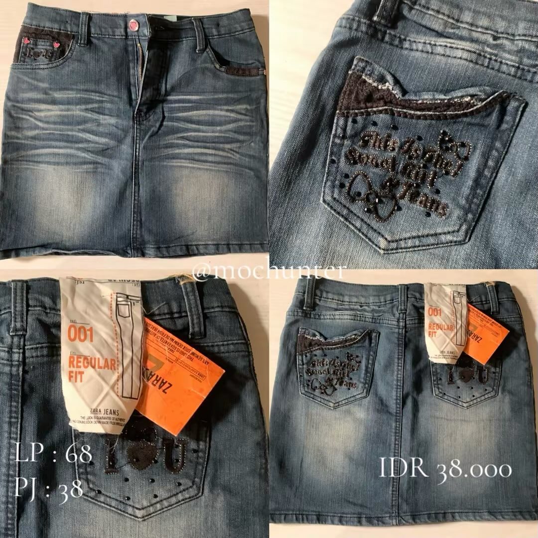 mochunter's tweet photo. ⛳️miniskirt jeans

IDR 38.000

‼️details in picture https://t.co/OSojWIj2nl