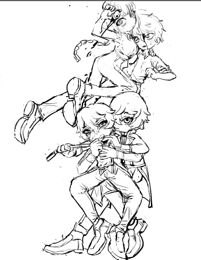 tuirbbit's tweet photo. #チェンソーマン #rezero wip https://t.co/8OwyROU1Em