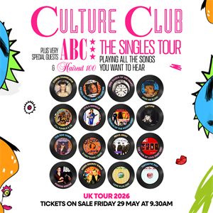 JoWhereToGo's tweet photo. #ad Culture Club &amp; ABC &amp; Haircut 100
Utilita Arena, Newcastle.
Sunday 13 December 2026
Tickets: https://t.co/Xn82g33lVs https://t.co/F2moOWoXrQ