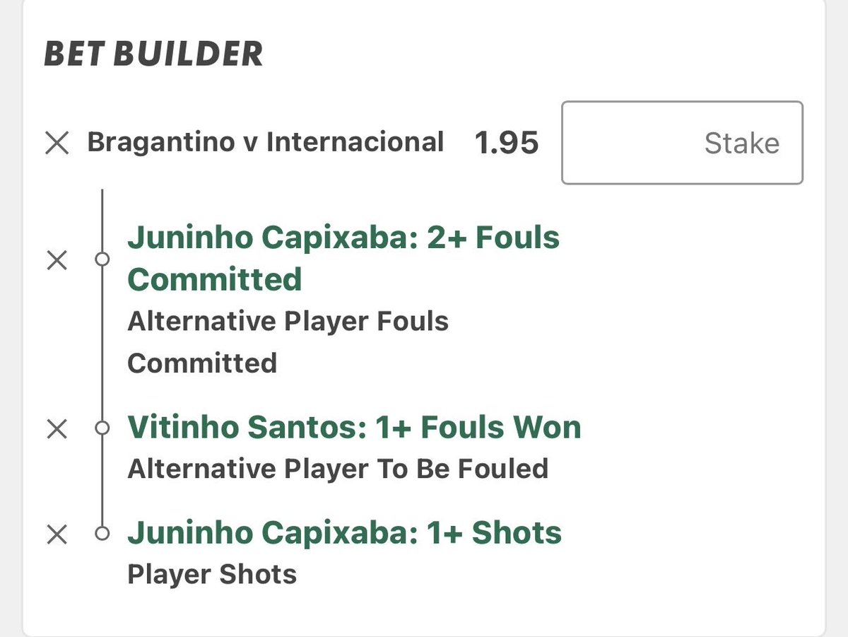 StatInformer's tweet photo. Couple of bets for the Brazilian Serie A game at 3pm. 

Stats👇

👉Capixaba fouls - 2, 2, 2, 3, 2, 2, 0, 4, 1, 1 

👉Vitinho fouls won - 0, 0, 3, 1, 1, 0, 3, 0, 6, 5 

👉Capixaba shots - 2, 2, 2, 3, 2, 1, 1, 0, 5, 1

👉Agustin shots - 2, 0, 2, 2, 0, 0, 0, 1 

👉Barnabei fouls - 5, 2, 3, 3, 6, 3, 1, 3, 0, 2

👨‍💻I’ve got 2u on the 1.95, 1.5u on the 1.70 and 0.5u on the card treble. Stake accordingly. 

All researched with the fantastic @StatsHubCom