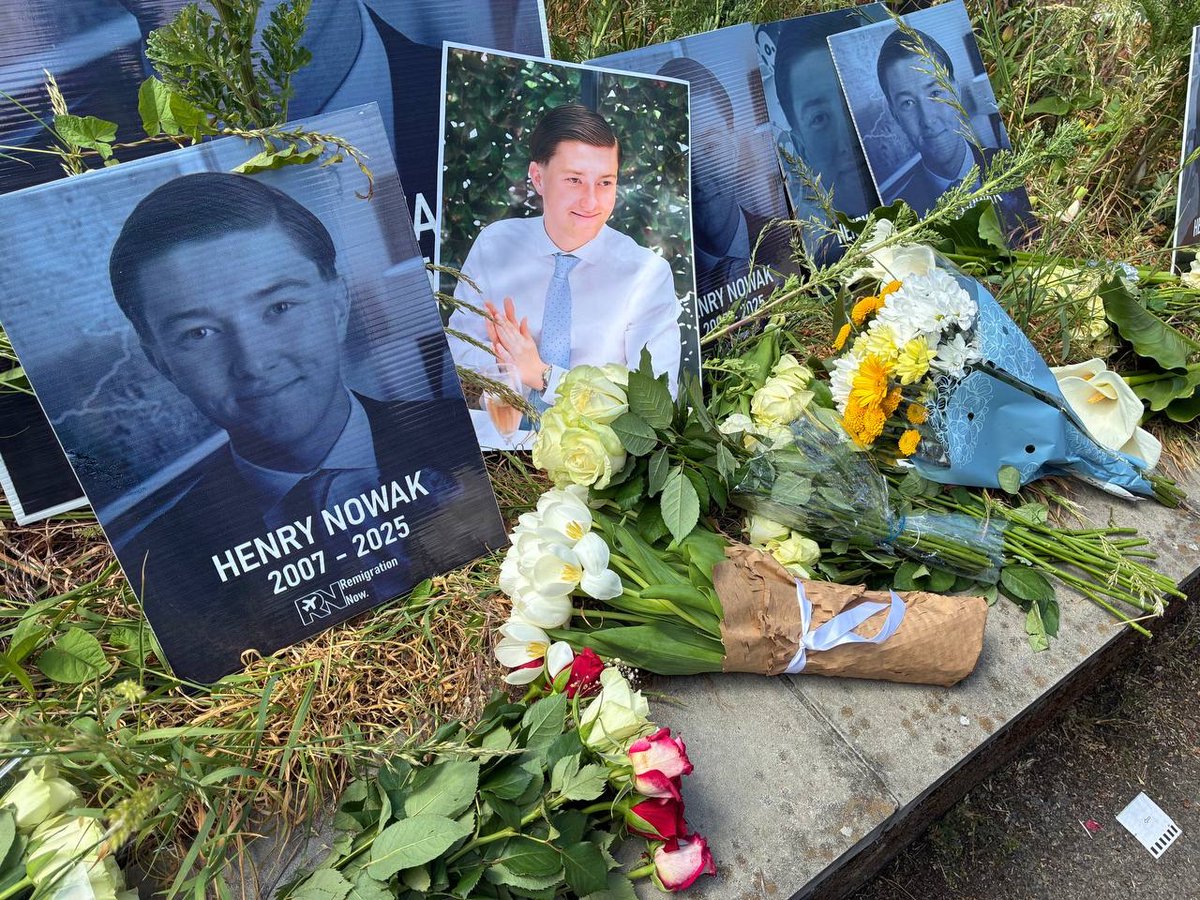 RemigrationNow_'s tweet photo. Vigil for Henry Nowak 

2007 - 2025 https://t.co/ilz0OhgLE6