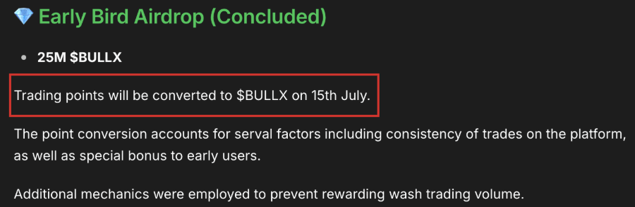 FabianoSolana's tweet photo. > July 2024: BullX announced their airdrop and shared tokenomics for $BULLX 

> The “Early Bird” allocation was supposed to go live on July 15 2024 (nobody received anything)  

> The rest of the airdrop was then delayed until BullX NEO went live

> BullX NEO went live but no airdrop  

> June 2026: Platform will be paused (shut down)

Meanwhile BullX made $600M in revenue while milking their community