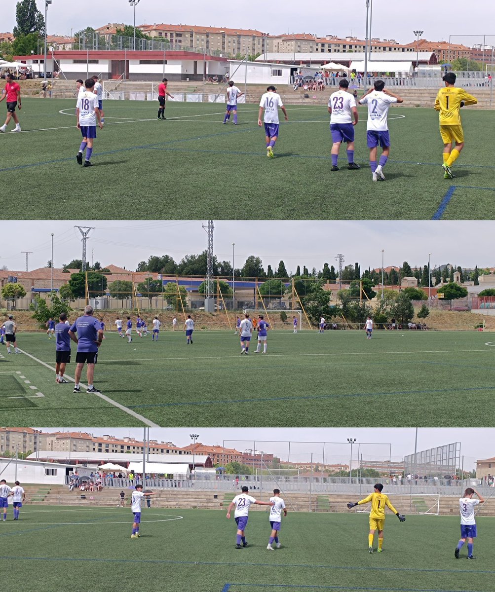 CDPearanda's tweet photo. 💜⚽️ ¡A CUARTOS!

Nuestro Cadete vence 3-0 a la UD San Lorenzo y se clasifica para los cuartos de final del torneo. 🔥

🏆 Cuartos de Final
🆚 @BoscoarevaloCf 
⏰ 17:30 h

¡Seguimos adelante! 💜

#CDPeñaranda #CanteraMorada #VamosPeña #CuartosDeFinal https://t.co/XgFgqJAzRk