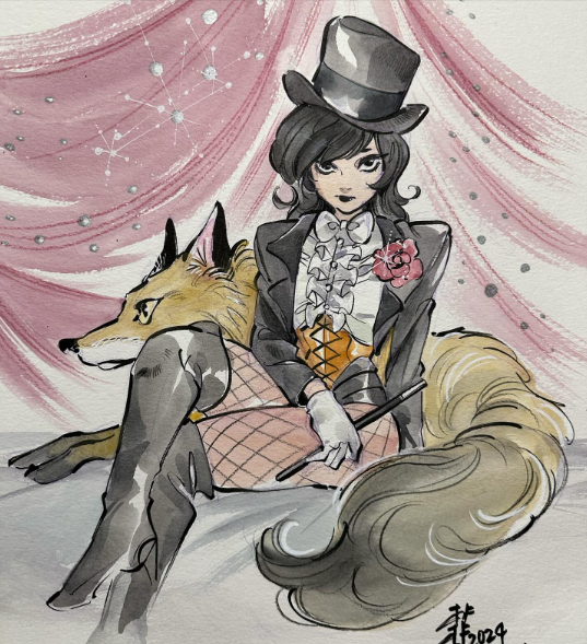 zeerogue_'s tweet photo. zatanna by peach momoko https://t.co/YjXae7jBiF