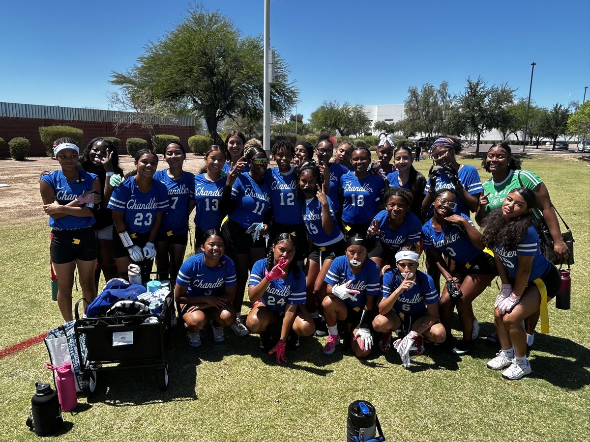 Flag_CHS's tweet photo. Shoutout to these ballerettes! 🏈🔥

What a day! Playing back-to-back games is never easy, but these ladies showed grit, heart, and determination every step of the way. They battled through the competition and fought their way all the way to the championship game! Thank you @ay_bilt for having us! 

So proud of the effort, teamwork, and resilience you displayed today. This was a blast to watch, and we’re not done yet! Let’s do it again in two weeks at the U of A Tournament! Total record for the today 4-2🐺 #ladywolves 💙 @CUSDAthletics