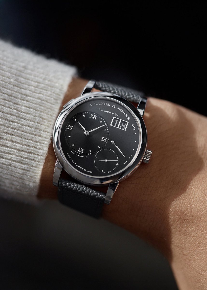 hairspringwatch's tweet photo. Finds. A Darth is heading to auction from the original family.  Ref. 101.035, this was the Lange that set the tone for the palette of many special releases to come. It is imposing, austere, and perfectly teutonic. https://t.co/vvpjjDagR6 https://t.co/vTaq21p3ww