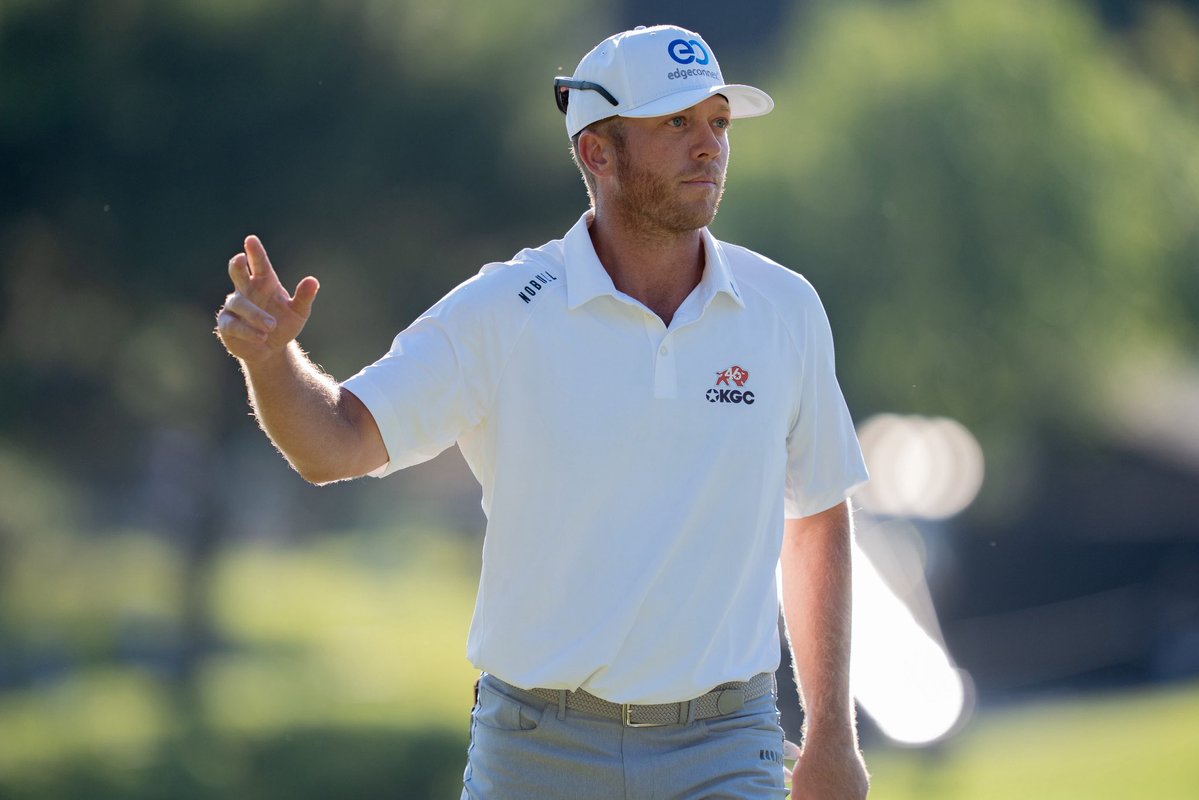 TalorGooch's tweet photo. A game of inches 😅 Left a few out there and to come up short in the playoff is never fun, but overall there’s a lot of good from this week. Team was rolling strong and we can hopefully keep it going at Valderrama. 

Congrats to @joaconiemann on the win today. Loved Korea, and the people here are awesome. Thank you for all the support this week. 👊🏼