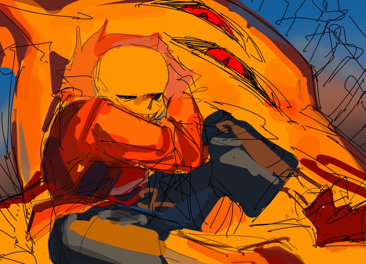 R___5140's tweet photo. 珍しくラフを残していたのでbeforeあげちゃう https://t.co/h1RTbpkClp