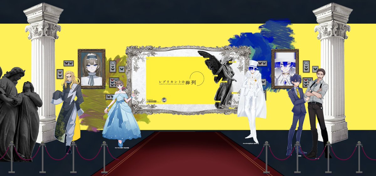 sgr_00_'s tweet photo. 【レプリカントの葬列】

KP 無糖

HO1 怪盗 Ivon・Horvat／時雨
HO2 贋作師Mira・Vessel／かゆぴ

両生還

『僕の価値は、君の中に見つけたから。』 https://t.co/P3T2fE1QRi