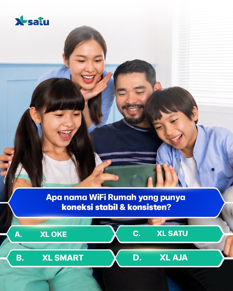 xlsatu_'s tweet photo. Hayooooo jadi pilih yang mana nih? Yuk, langsung tulis jawabannya di kolom komen, ya!

Ikuti langkah mudah ini di tweet di bawah ini:
1. Follow akun X  @xlsatu, lalu LIKE postingan ini
2. LIKE juga 5 postingan terakhir @xlsatu_ https://t.co/BGXBcPKCz1