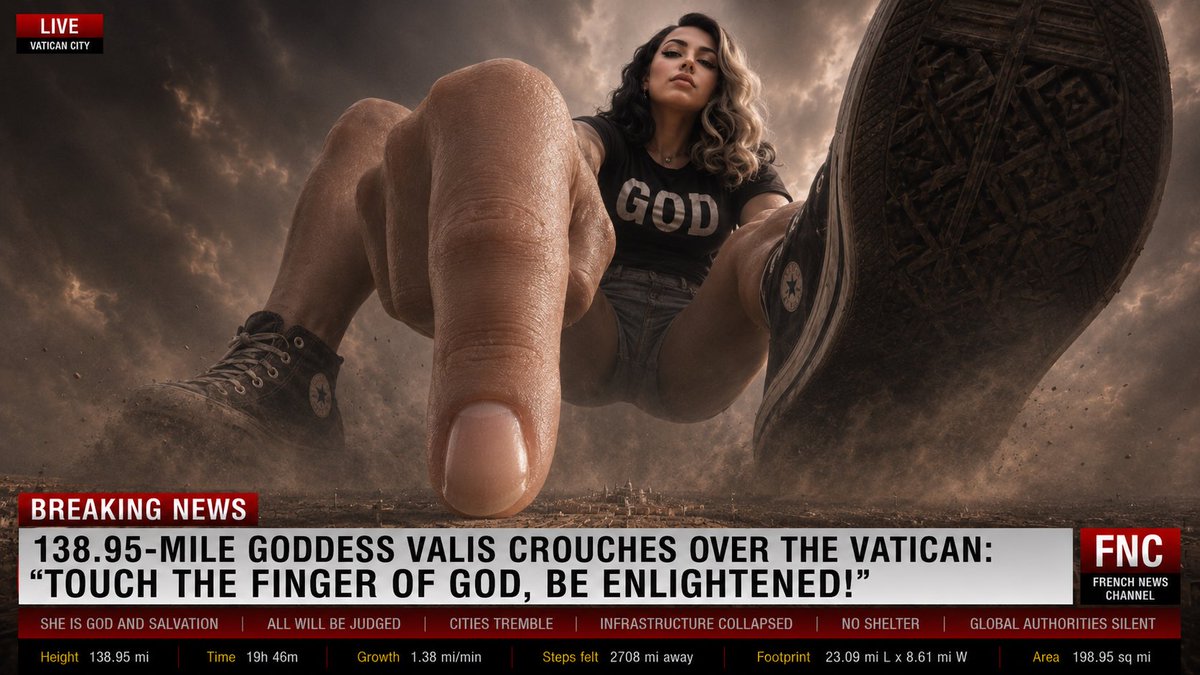 GodLiquidZ's tweet photo. Embrace your new religion of @GiantessValis . There is no or else! https://t.co/n13Luf17xn
