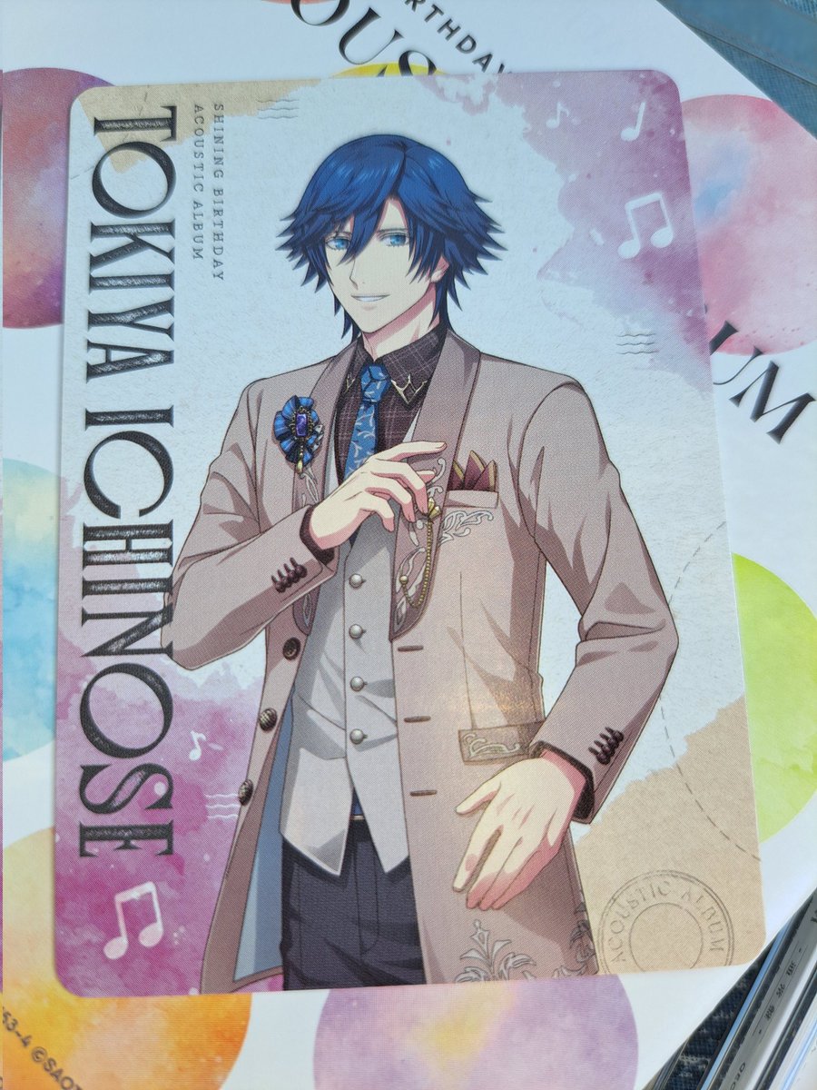 Starry6vo's tweet photo. 【交換】うたプリ Shining Birthday Acoustic Album CD バースデー　アコースティックアルバム 早期予約特典 C賞 ブロマイド メセカ

譲:メセカ トキヤ
ブロマイド カミュ

求:メセカ 真斗

ブロマイド レン

郵送でのお取引希望です。
よろしくお願い致します。 https://t.co/BUasuoH0ch